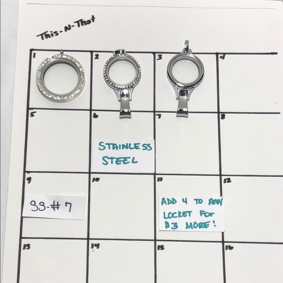 SS-#7 XL Stainless Steel Living Story Locket - Picture 2 of 9